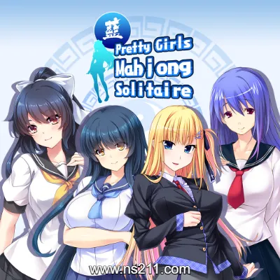 漂亮女孩 麻将接龙 蓝 中文原版