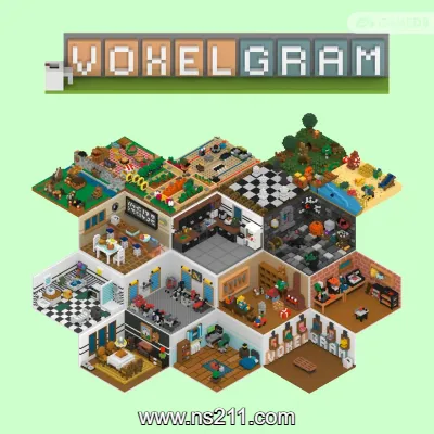 [Switch]立体绘图方块 Voxelgram 官方中文v2.1.11整合版XIC