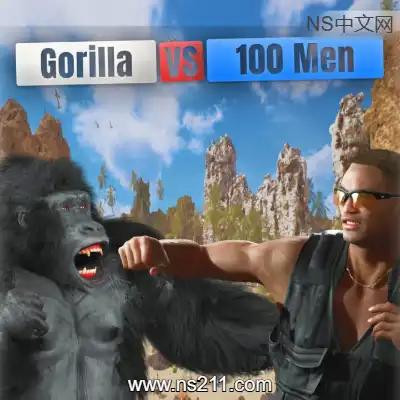 [PC游戏]猩猩对战100个男人 Gorilla Vs 100 Men 官方中文Build.19340838|容量3.14GB